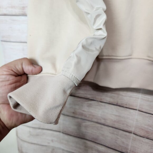 YoungLA Hoodie Sweatshirt Men's Medium Cream 521 Goat Graphic Spell Out Logo - Picture 4 of 16